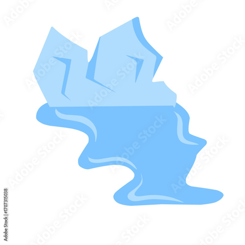 the iceberg is melting