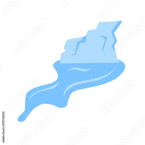the iceberg is melting