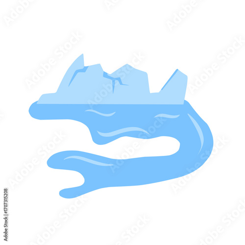 the iceberg is melting
