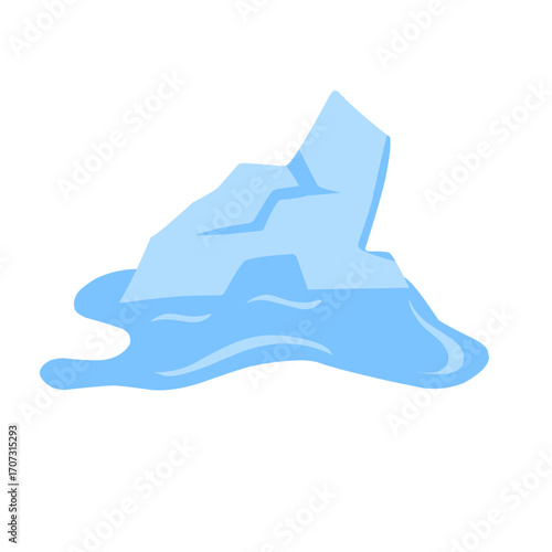 the iceberg is melting