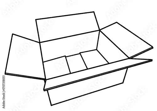 空のダンボール箱