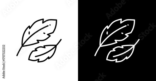 Leaf Icon Set Multiple Style Collection