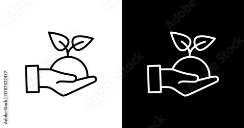 Sprout Icon Set Multiple Style Collection