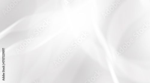 Foto Abstract flowing white fabric with soft light and shadow creating elegant textur