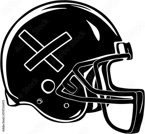american football helmet