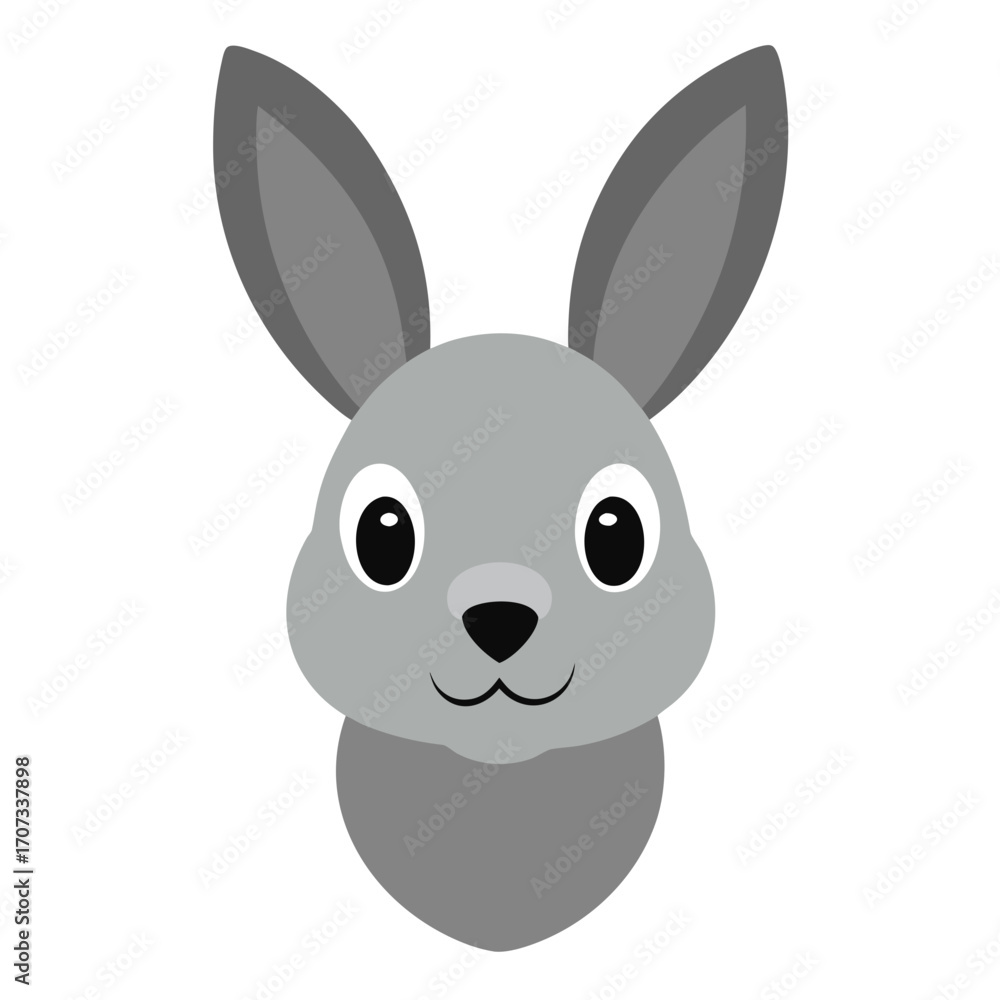Obraz premium white rabbit isolated on white
