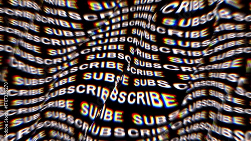 Wallpaper Mural Text Background SUBSCRIBE Seamless Loop Torontodigital.ca