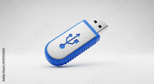 Portable USB drive for secure data transfer, showcasing modern design and reliable storage in a compact form, ideal for business or personal files with fast connectivity