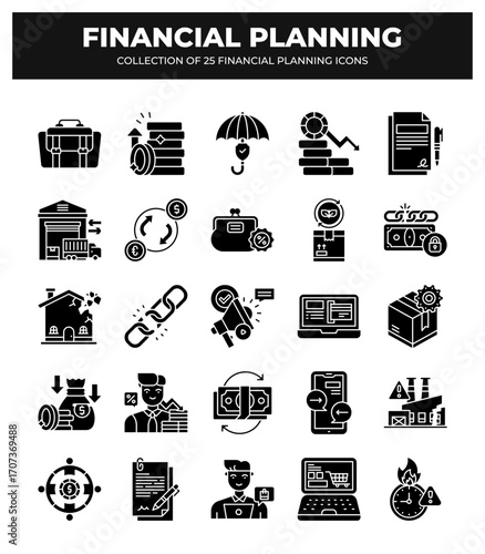 Financial Planning Icons: A Comprehensive Guide to Budgeting. Investing. and Financial Growth