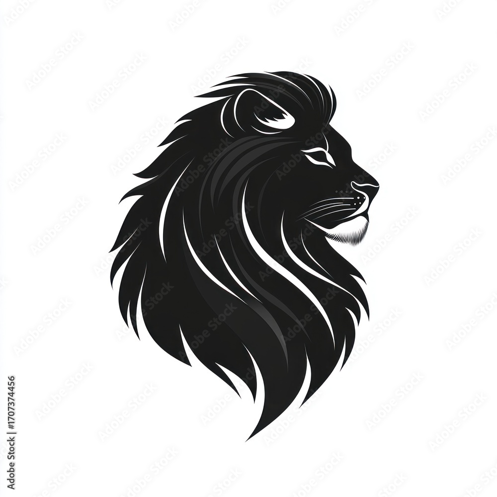 Fototapeta premium Leo Zodiac Sign Isolated On White Background. Horoscope. Leo Horoscope Symbol. Astrological Leo Design. Leo Sign Icon. Detailed Leo Zodiac Emblem Isolated. Astrology.