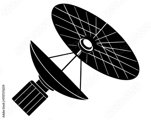 Satellite dish antenna for communication and broadcasting