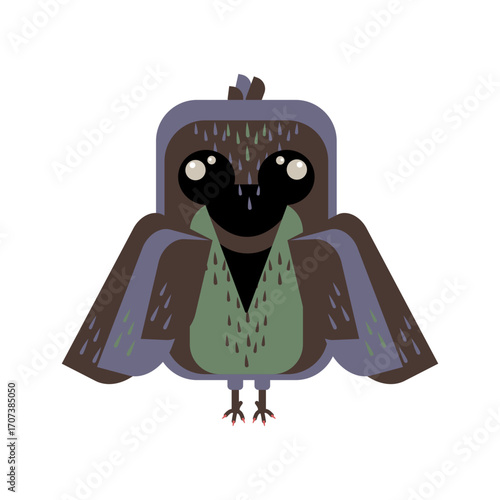 Halloween celebrations, trick or treat, crow, party. 