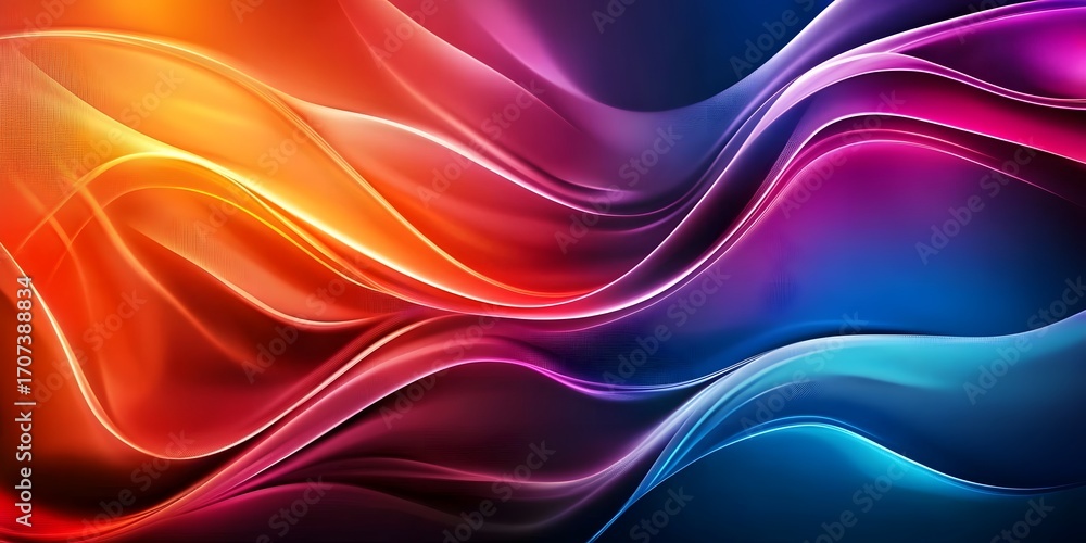 Fototapeta premium Abstract digital art piece