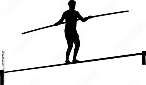 Slackline rope svg, Slackline rope silhouette, Slacklining silhouette, Slacklining svg, Slackline svg, Slackline rope clipart, Slackline vector bundle