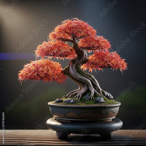 bonsai tree isolated