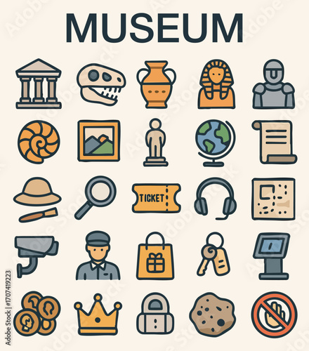 Museum and Exhibition Icons