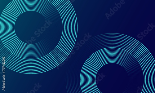 Circles Lines round frame, dynamic vector AI Technology science music concept lines. modern design
