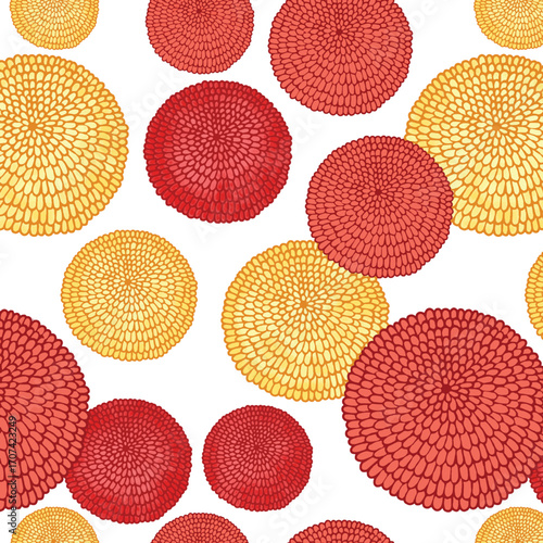 seamless background with circles