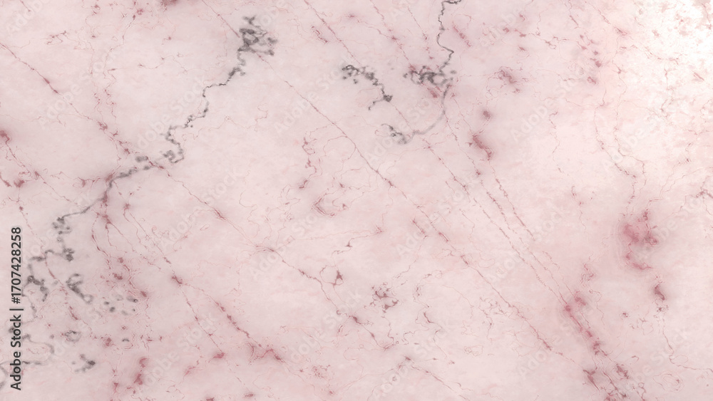 Fototapeta premium Soft blush pink marble texture background featuring delicate veins and subtle surface details perfect for elegant design projects