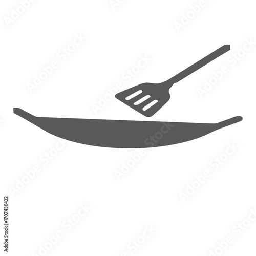 Spatula and Frying Pan Icon