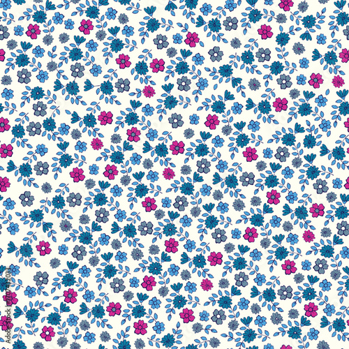 seamless pattern with flowers