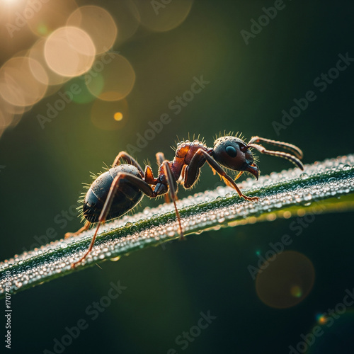 ant on a leaf