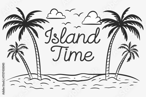 Tropical beach background