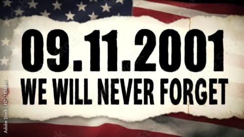 Rememberance United States Flag 911 Never Forget
