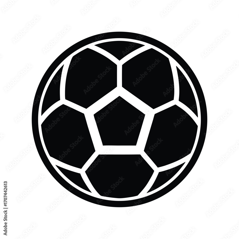 Fototapeta premium Football Icon Illustration