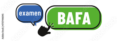 Obraz na płótnie BAFA - acronyme - brevet d'aptitude aux fonctions d'animateur