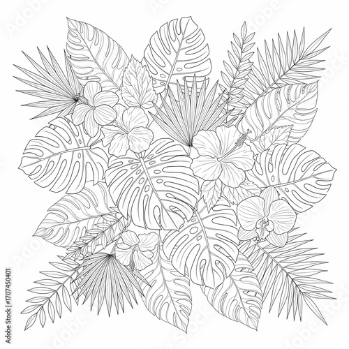 vector illustration of a flower