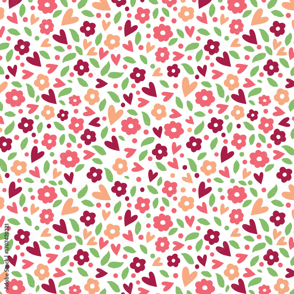 custom made wallpaper toronto digitalSeamless childish pattern with fairy flowers. Creative kids city texture for fabric, wrapping, textile, wallpaper, apparel. Seamless pattern with creative decorative flowers in scandinavian style.