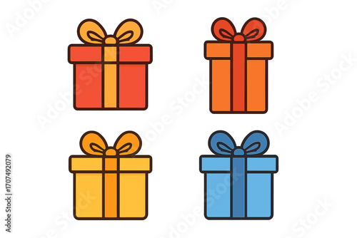 Volunteer icon set linear style vector cartoon illustration collection with transparent background ordered design elements for charity community support and helping hands