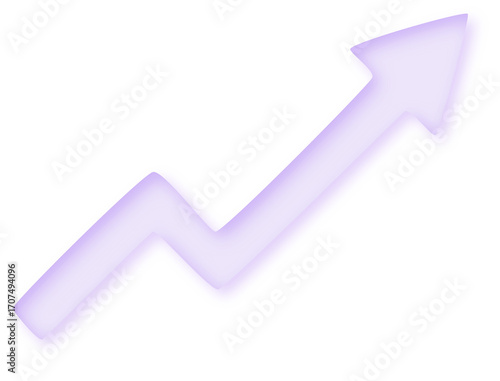 Purple Glassmorphism Growth Arrow Icon – 3D Business Success and Chart Visualization.Purple Glassy Upward Chart Icon – Symbol of Success, Profit, and Analytics
.