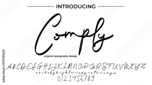 Comply - Elegant Script Font for Smooth Handwritten Design and Creative Typography