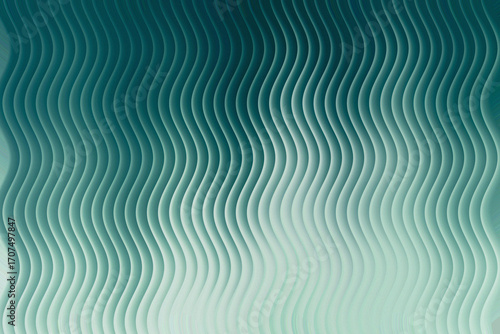 Abstract teal wavy lines create a visually captivating and soothing background