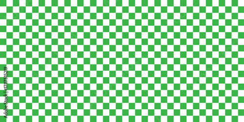 Green white checkered seamless background. Green white graphic resource checkered pattern vector ilustration.eps10