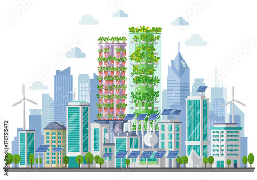Sustainable Cityscape: Eco-Friendly Urban Design.