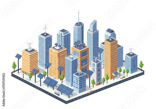 Sustainable Cityscape: Eco-Friendly Urban Design.