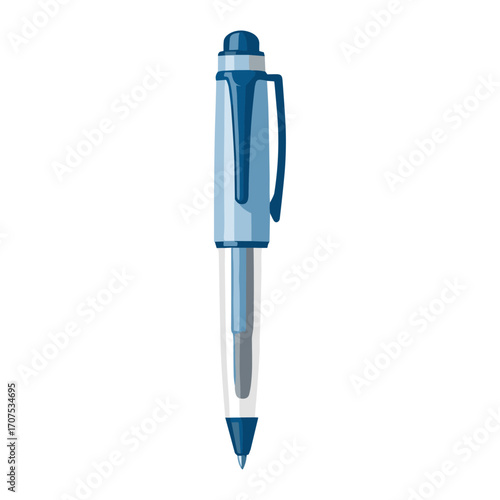 Writing Pen icon logo flat vector design