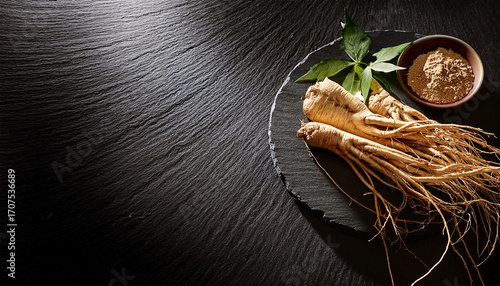Premium Ginseng Collection for Health and Wellness Advertising