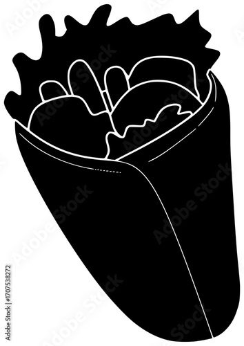 food illustration chicken silhouette meat logo kebab icon cuisine outline grilled meal barbecue dinner lunch dish beef delicious skewer shape gourmet vector graphic background