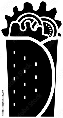 food illustration chicken silhouette meat logo kebab icon cuisine outline grilled meal barbecue dinner lunch dish beef delicious skewer shape gourmet vector graphic background