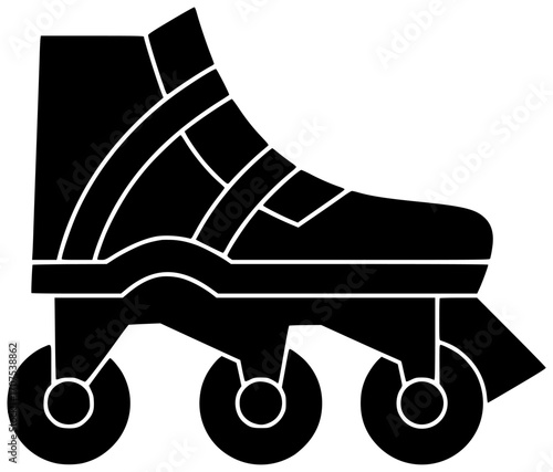 sport illustration activity silhouette fun logo lifestyle icon active outline roller rollerblading skating skate girl leisure summer cartoon exercise shape women vector graphic background