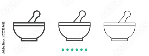 Pharmacy icon. Thin line icon vector