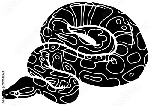 animal illustration snake silhouette symbol logo zodiac icon china outline decoration pattern art asian culture character chinese holiday card shape men vector graphic background