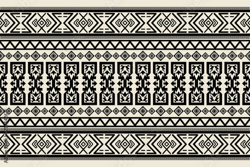 Aztec Navajo pattern. Vector Aztec Navajo geometric shape seamless pattern background. The geometric southwest pattern is used for fabric, textile, home decoration elements, upholstery, and wrapping.
