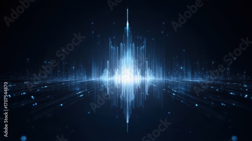 Futuristic Infographic Glowing Technology Visualization Digital Realm Data Representation Cyber Environment Abstract Perspective