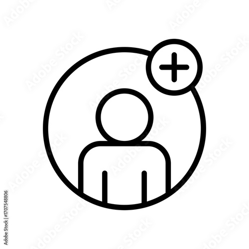Register Icon Vector Illustration Line Version