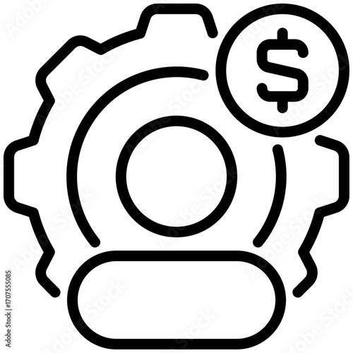 entrepreneurship  icon isolated on white background. vector illustration icon for passive Income and investment